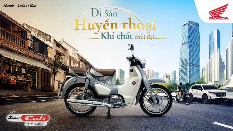 Honda giới thiệu Super Cub mới, động cơ 125cc đạt chuẩn khí thải EURO 4